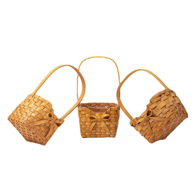 Rattan Plant Basket - New Willow Rattan Bride Flower Basket