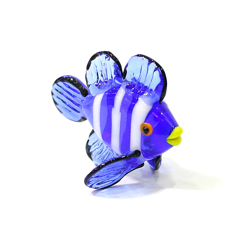 Home Decor Za - Murano Glass Clown Fish Small Statue