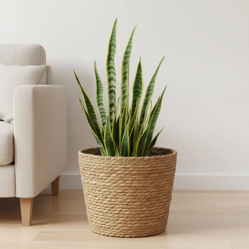 Rattan Basket Flower Pot Straw - Rattan Plant Basket 评论和价格
