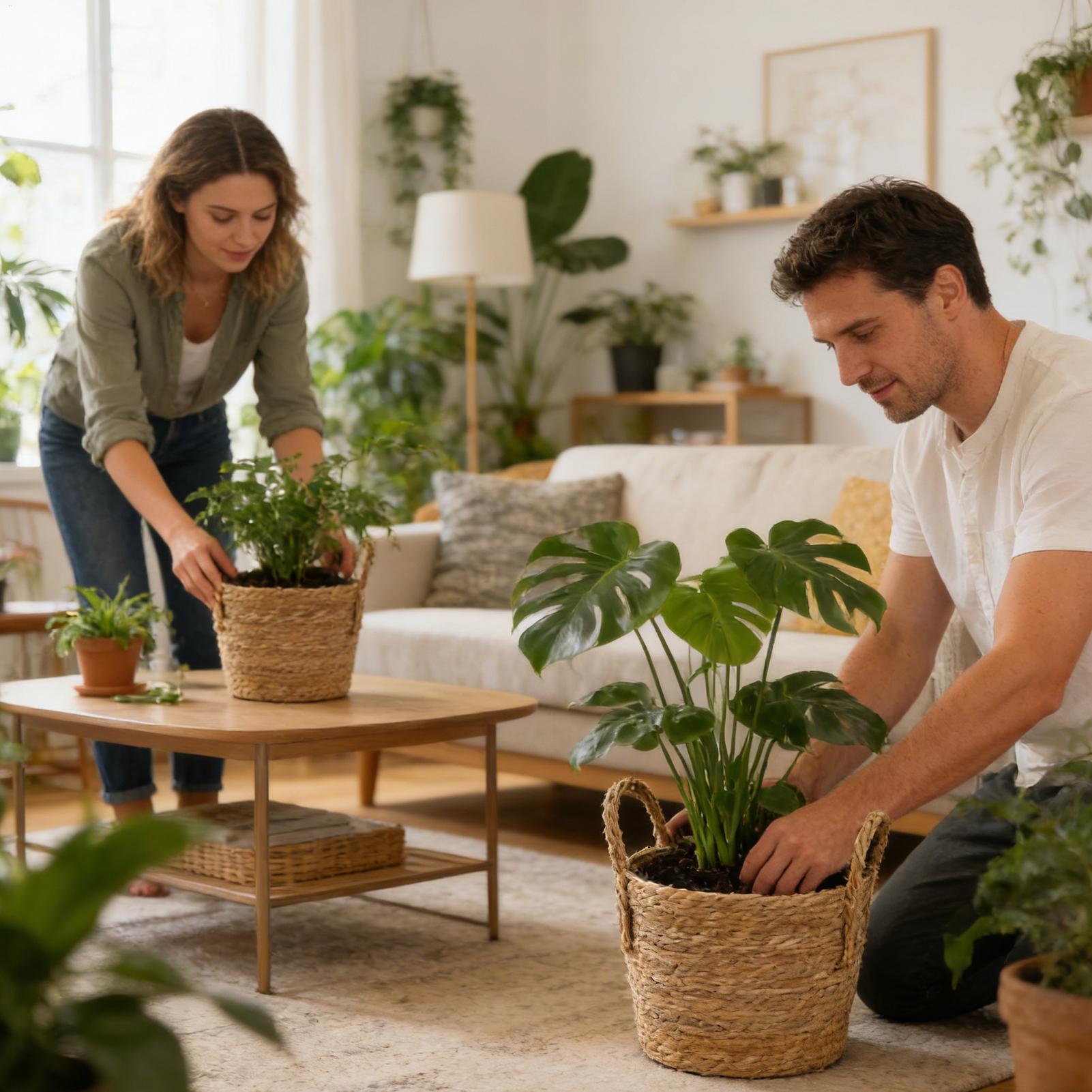 Planter Basket Straw Flowerpot - Rattan Plant Basket 评论和价格