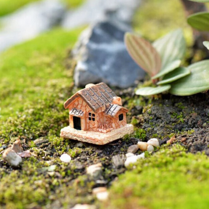 5Pcs Mini Doll House Stone Hou - Home Decor Za 评论和价格