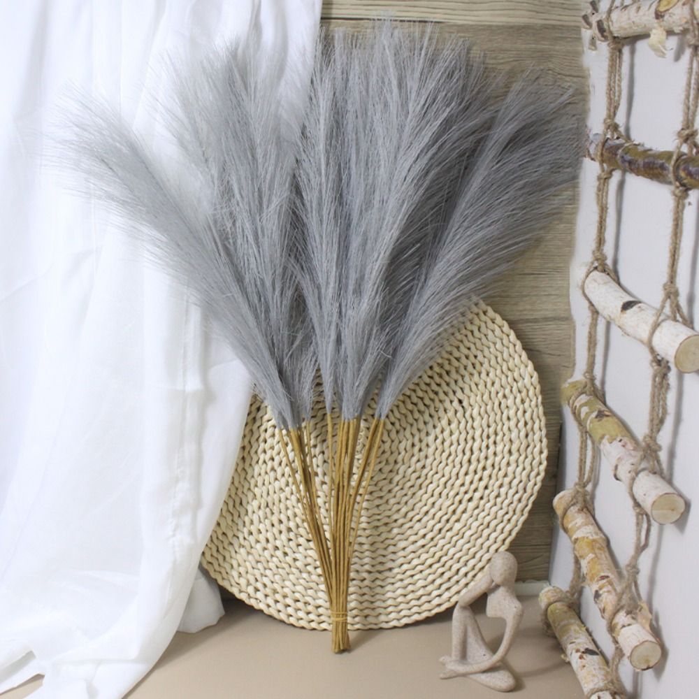 10PCS/Set Home Decor Fluffy Pa - Pampas Grass Decor 评论和价格