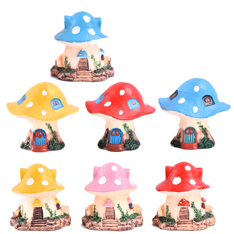 1PC Kawaii Garden Mini Mushroo - Home Decor Za 评论和价格