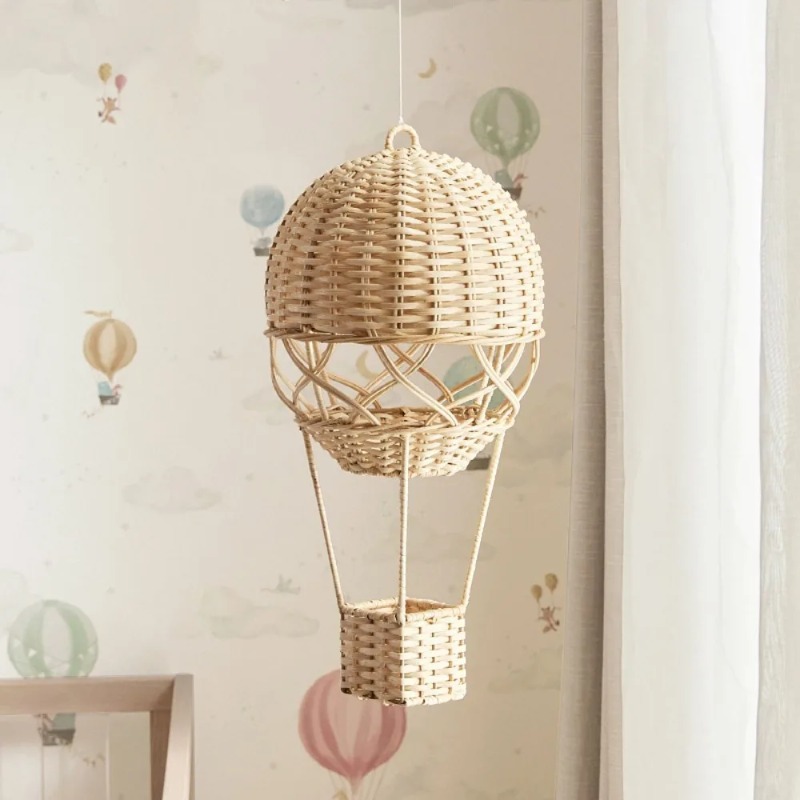 Handmade Rattan Hot Air Balloo - Rattan Plant Basket 评论和价格