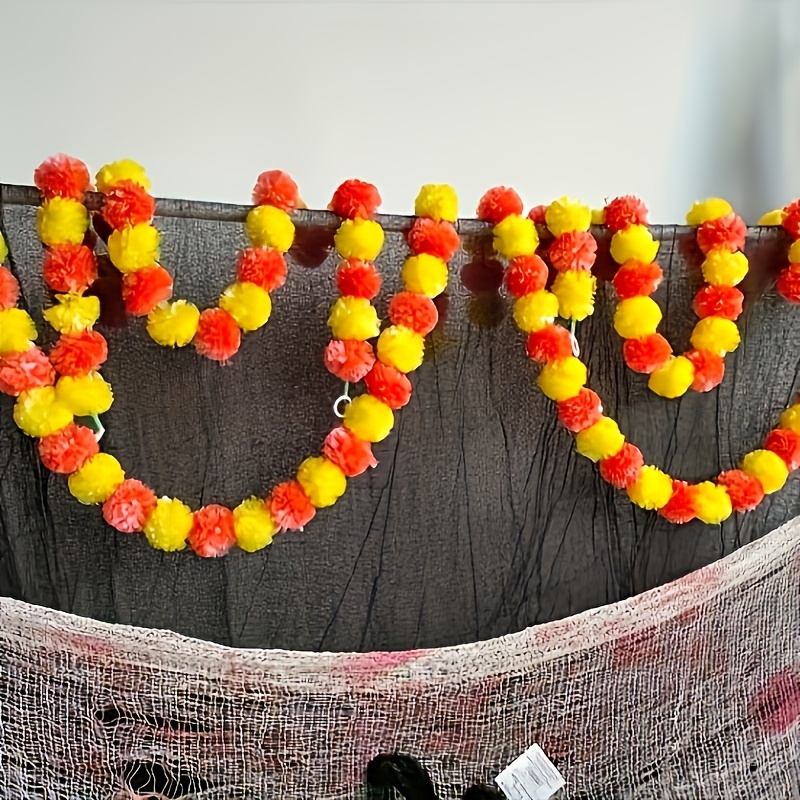 1pcs Marigold Garland for Deco - Home Decor Indonesia 评论和价格