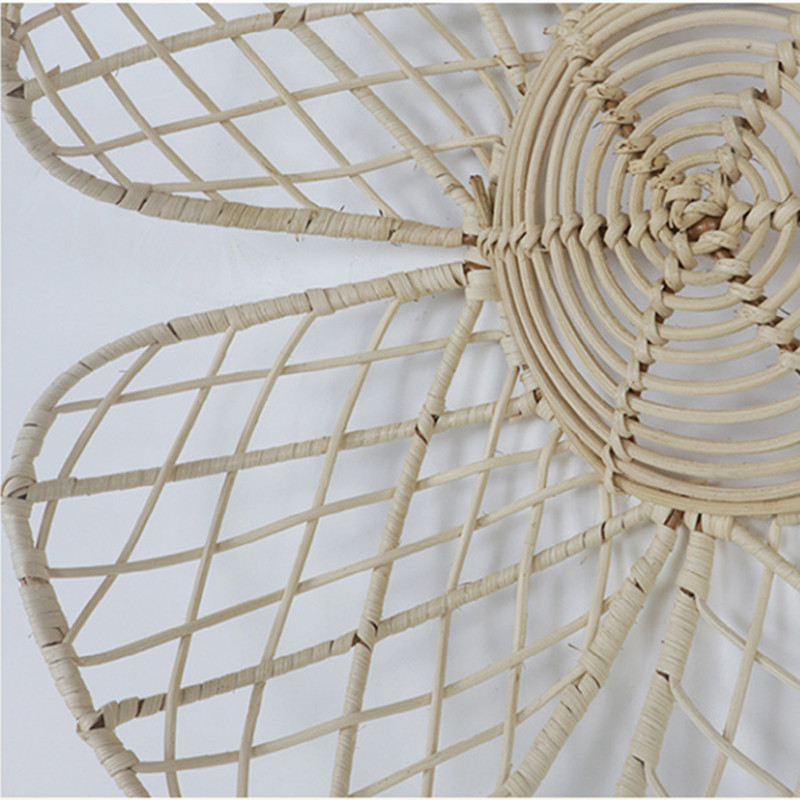 INS Nordic Woven Rattan Flower - Home Decor Za 评论和价格