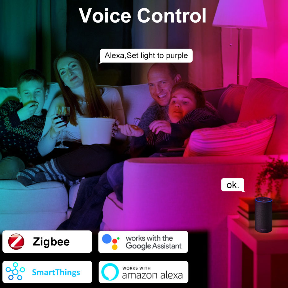 Zigbee Smart LED Light Bulb 15 - Home Decor Free App 评论和价格