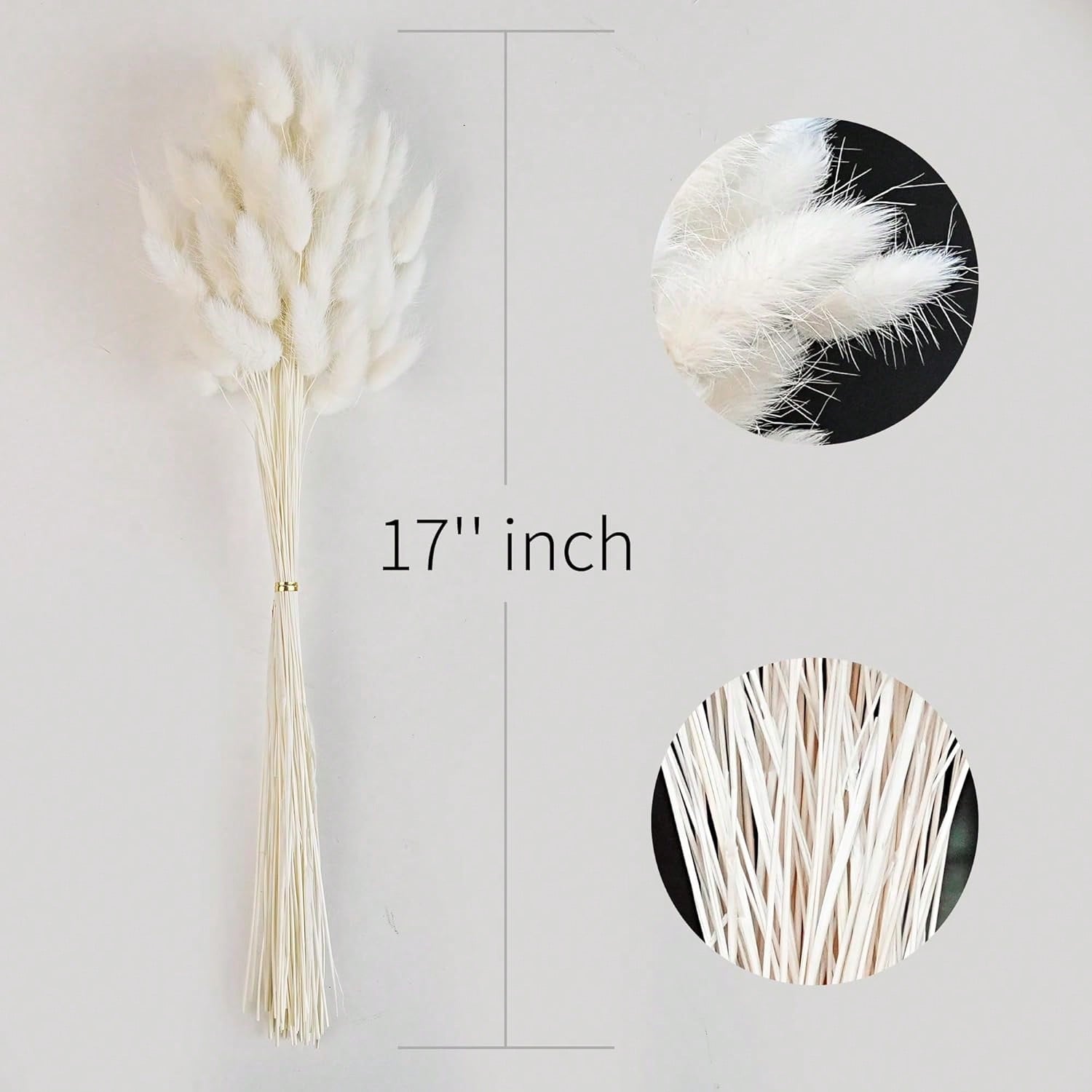 120 PCS Dried Pampas Grass Dec - Pampas Grass Decor 评论和价格