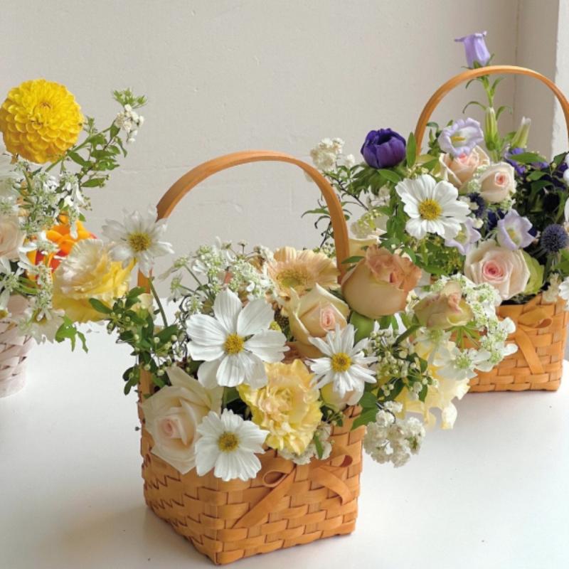New Willow Rattan Bride Flower - Rattan Plant Basket 评论和价格