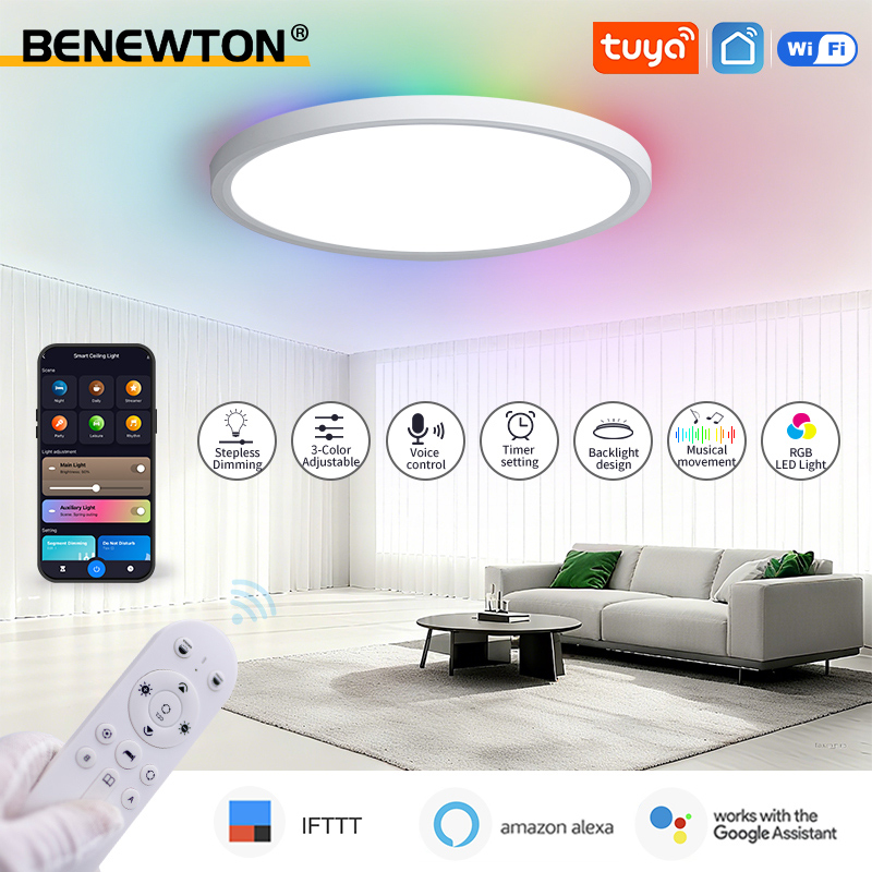 BENEWTON Tuya Smart WiFi Ceili - Home Decor Free App 评论和价格