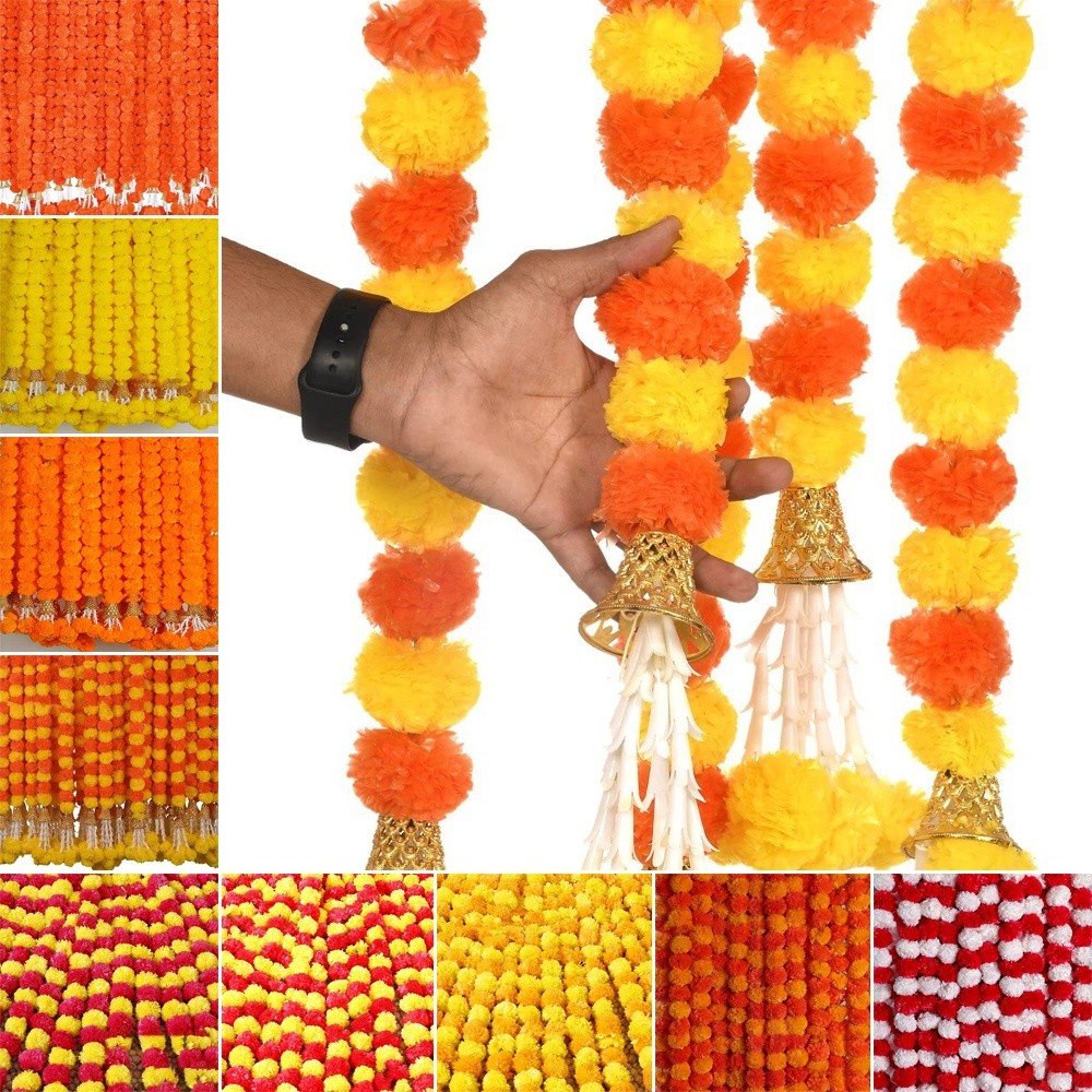 Long Strands Artificial Marigo - Home Decor Indonesia 评论和价格