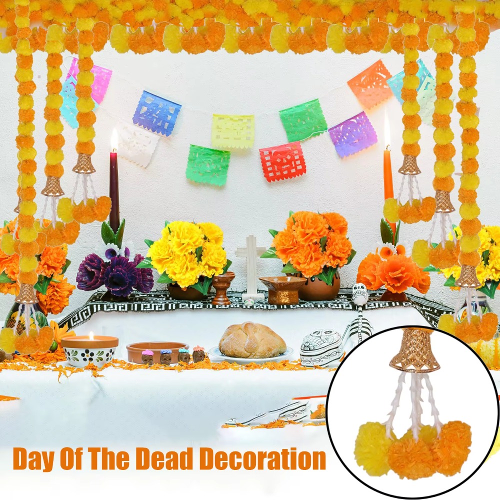 Long Strands Artificial Marigo - Home Decor Indonesia 评论和价格