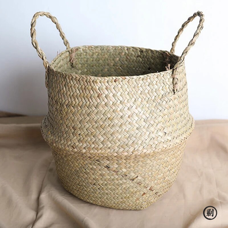 Wicker Basket Toy Organizer Fo - Rattan Plant Basket 评论和价格